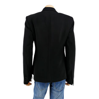 Voir photo 2 de Veste noire - Femme - Balsan - Taille 40 Veste noire - Femme - Balsan - Taille 40 Très bon état - Vue 2 -